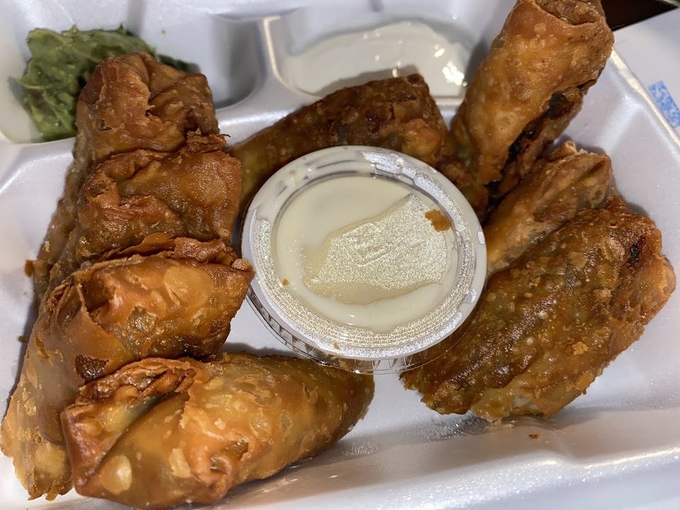 Santa Fe Chicken Egg Rolls