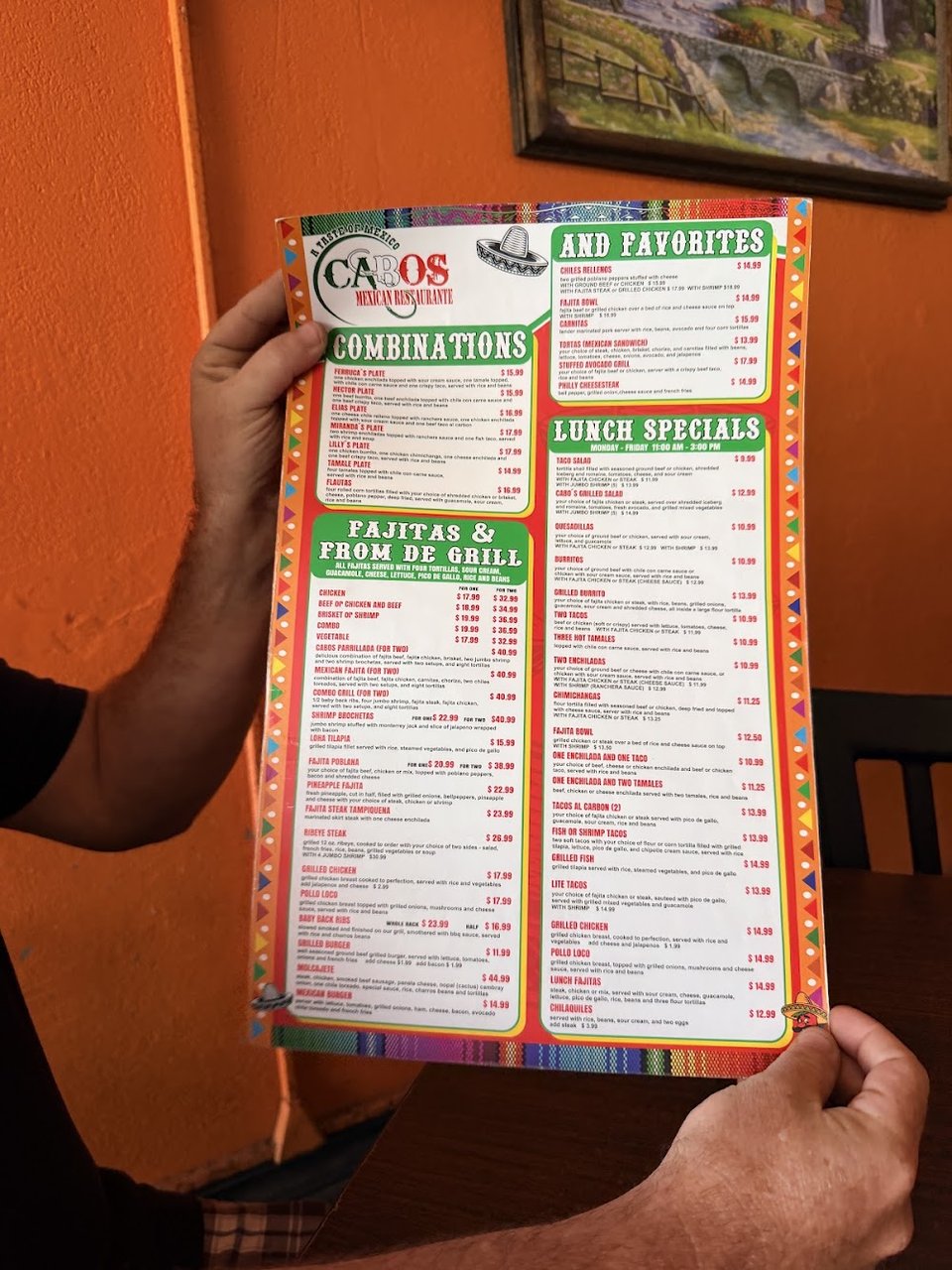 Mexican dishes arranged for lunch or dinner.